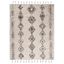 Elevated Tribal Ivory Wool 9' x 12' Hand-Knotted Area Rug