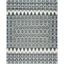 Kenya Hand-Knotted Gray Wool Tribal Area Rug