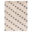 Ivory Hand-Knotted Wool Shag Rug, 9' x 12'