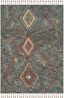 Gray and Multicolor Hand-Knotted Wool 9' x 12' Rug