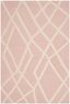 Ivory and Pink Hand-Tufted Wool Kids Rug, 3' x 5'