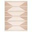 Ivory and Natural Wool Flat Woven 9' x 12' Rug