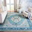 Hand-Knotted Blue and Beige Viscose 9' x 12' Area Rug