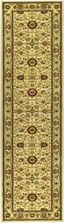 Ivory Floral Tufted Synthetic Runner Rug 2'3" x 6'