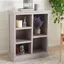 Quartz Gray Wood Cube Bookshelf