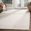 Ivory Geometric Handwoven Wool Area Rug 10' x 14'