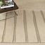 Hand-Tufted Artisan Gray Stripe Wool-Blend 51" x 30" Area Rug