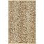 Gray and Beige Hand-Tufted Wool and Viscose Rug, 5' x 8'