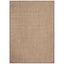 Light Brown Wool and Synthetic Non-slip Runner Rug, 2'-3" W x 10' L