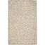 Hickory Beige Tufted Wool Rectangular Area Rug 5' x 8'