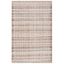 Ivory and Light Brown Hand-Tufted Wool Rug 4' x 6'