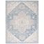 Handmade Blue and Ivory Wool Tufted Area Rug