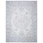 Handmade Tufted Wool Area Rug 9' x 12' in Light Blue and Ivory