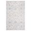 Light Blue and Ivory Hand-Tufted Wool Area Rug, 5' x 8'