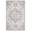 Ivory & Blue Hand-Tufted Wool Accent Rug - 2' 6" x 4'