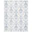 Elegant Ivory Medallion 10' x 14' Hand-Tufted Wool Area Rug