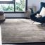 Gray Hand-Knotted Wool and Viscose 9' x 12' Area Rug