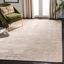 Elegant Gray 9' x 12' Hand-Knotted Solid Wool & Silk Area Rug