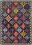 Monaco Multicolor Synthetic Bohemian 9' x 12' Area Rug