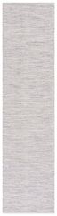 Ivory Abstract Handwoven Cotton 27'' Flatweave Rug