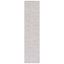 Ivory Abstract Handwoven Cotton 27'' Flatweave Rug