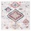 Ivory Diamond Synthetic Square Area Rug, 5' x 5'