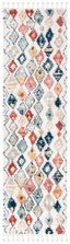 Ivory Diamond Flat Woven Bohemian Runner Rug