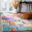 Vibrant Multicolor Hand-Tufted Wool & Cotton 8' x 10' Area Rug