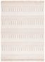 Ivory and Taupe Southwestern Wool Area Rug, 8' x 10'