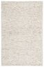 Sage and Ivory Handwoven Wool Area Rug 5' x 8'