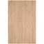 Natural Stripe Handwoven Jute 9' x 12' Rug