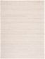 Ivory Hand-Knotted Wool 9' x 12' Area Rug