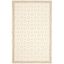 Handmade Taupe and Beige Wool Rectangular Area Rug