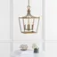 Gold Pagoda Style 4-Light LED Pendant