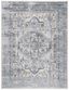 Ivory Medallion 10' x 14' Rectangular Easy-Care Area Rug