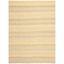 Hand-Knotted Beige and Gray Rectangular Viscose Rug, 9' x 12'