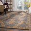 Handwoven Slate and Natural Jute Area Rug 4' x 6'