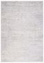 Gray Geometric Synthetic Indoor Area Rug 2' x 3'