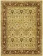 Ivory and Rust Hand-Tufted Wool Rectangular Area Rug, 54" x 16"