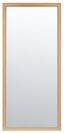 Pravina Rectangular 40'' Gold Solid Wood Frame Mirror