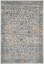 Luxe Cream/Slate Wool-Blend 5'1" x 7'6" Vintage Area Rug