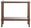 Rafiki Brown Pine Wood Console Table with Shelf