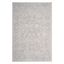 Elegant Light Grey/Cream Synthetic Floral Area Rug, 3' x 5'