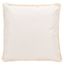 Rinley 19" Square Off-White Cotton Blend Throw Pillow