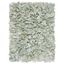 Handmade Light Green Tufted Shag Square Rug