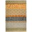 Handmade Multicolor Floral Geometric Wool Area Rug, 6' x 9'