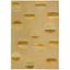 Beige Hand-Knotted Wool Geometric 6' x 9' Area Rug