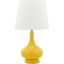 Amy Yellow Gourd Mini Table Lamp with White Shade