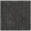 Dark Grey Square Synthetic Shag Area Rug, 6'7"