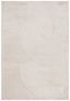 Ivory Abstract 4' x 6' Stain-Resistant Synthetic Rug